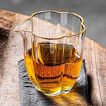 Load image into Gallery viewer, Scalloped Edge Glass Tea Pitcher with Gold Rim